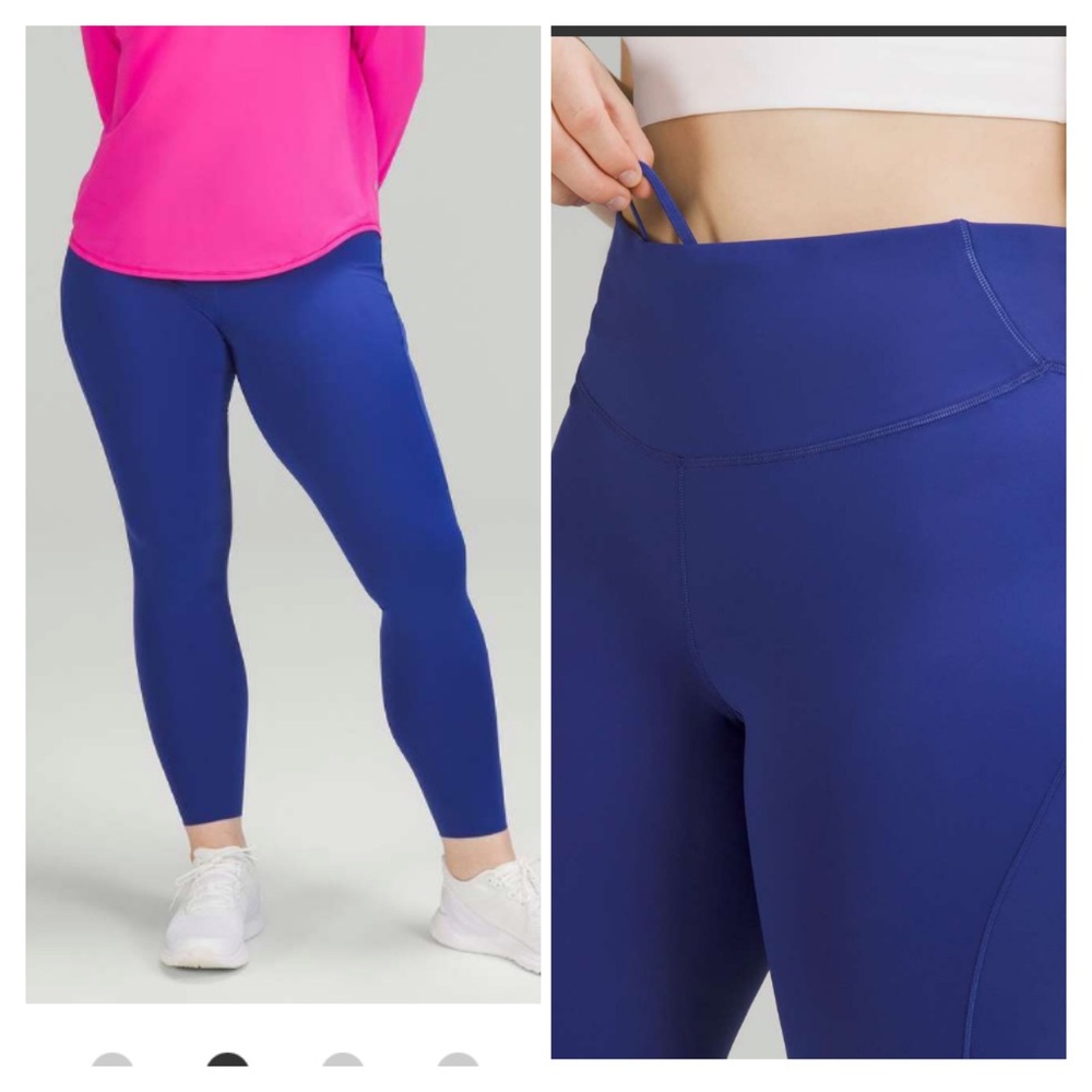 Lululemon Base Pace High-Rise Running Tight 28" size 6 NWT BLUE